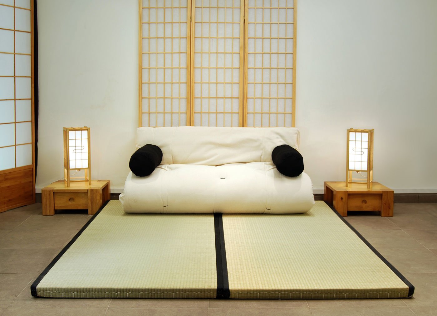 Phong cách thiết kế Nhật Bản sử dụng chiếu Tatami làm điểm nhấn